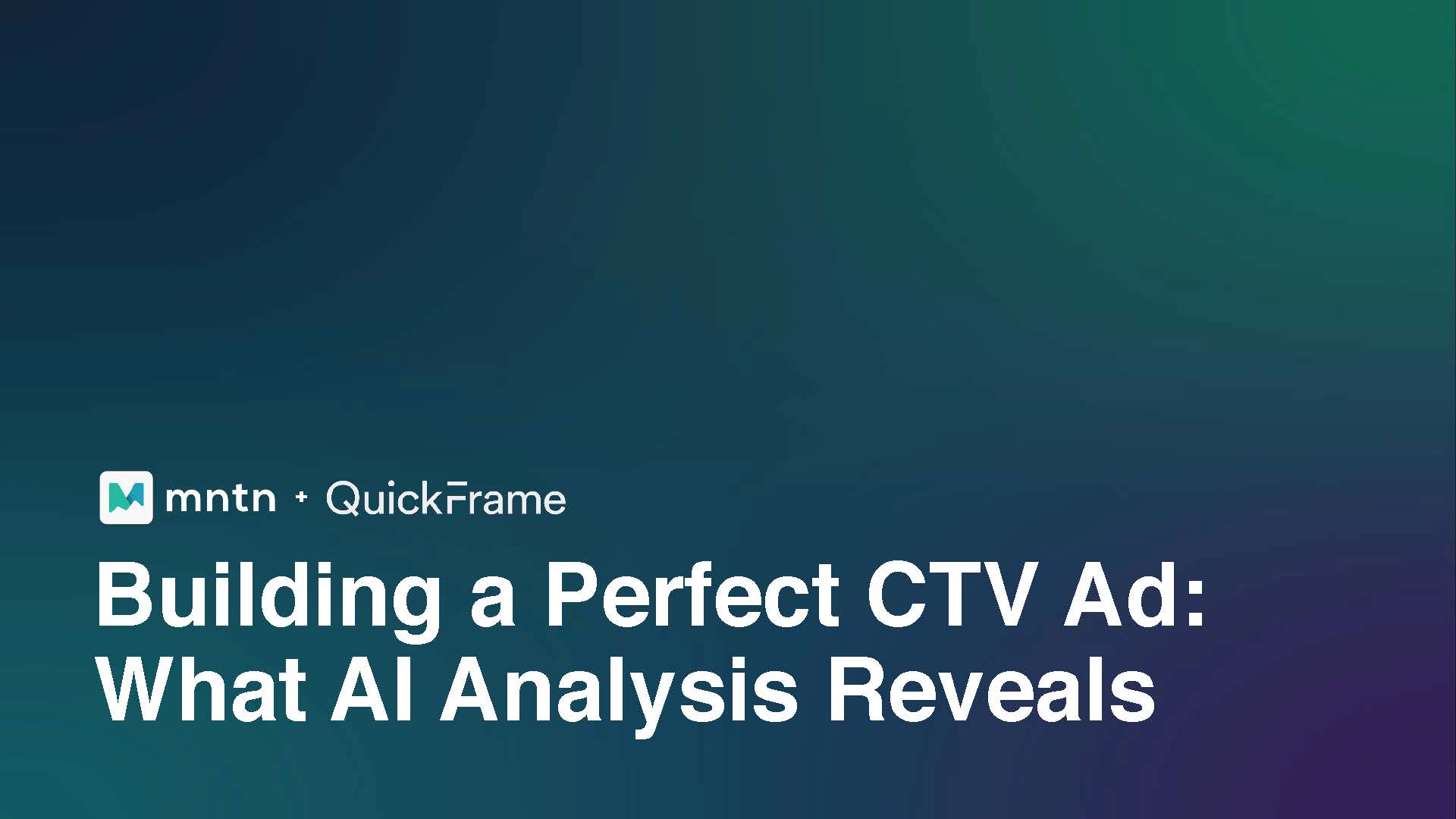 Building a Perfect TV Ad: What AI Analysis Reveals