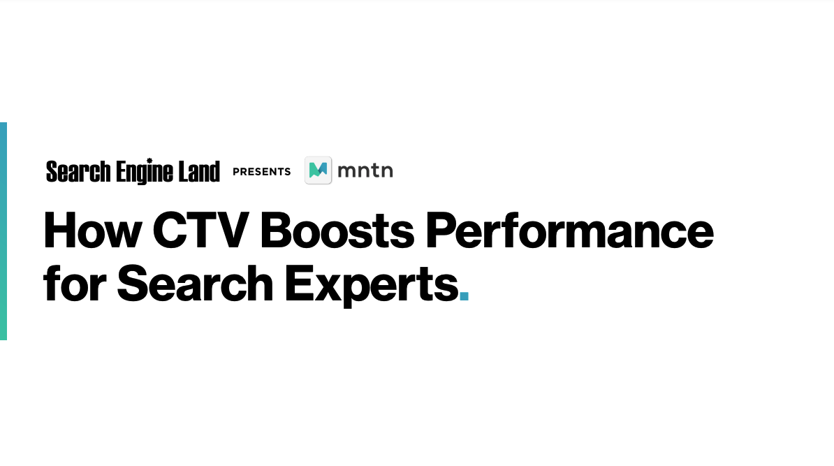 How CTV Boosts Brand Performance for Search Experts