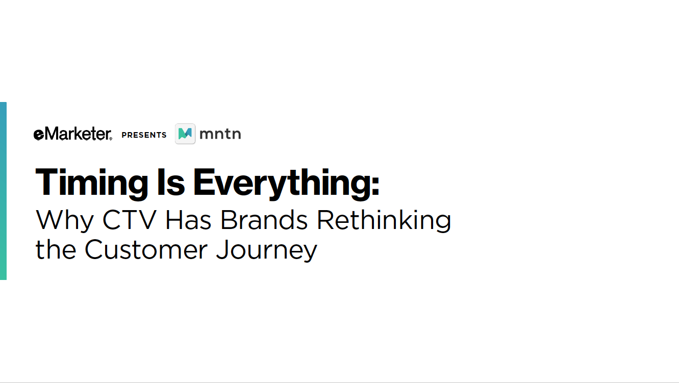 Timing is Everything: Why CTV Has Brands Rethinking The Customer Journey