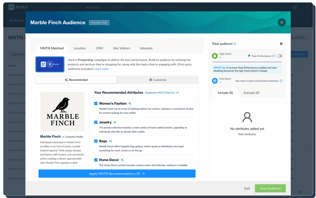Smarter Audiences, Stronger Results: MNTN Matched Just Got Even Better