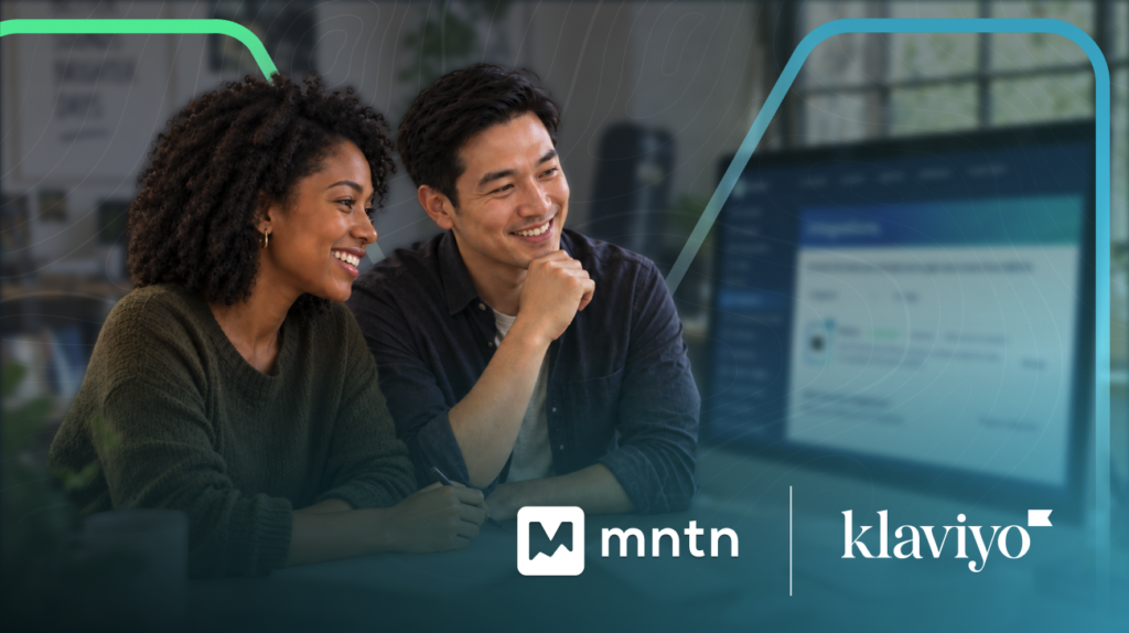 MNTN and Klaviyo Integrate Performance TV with CRM